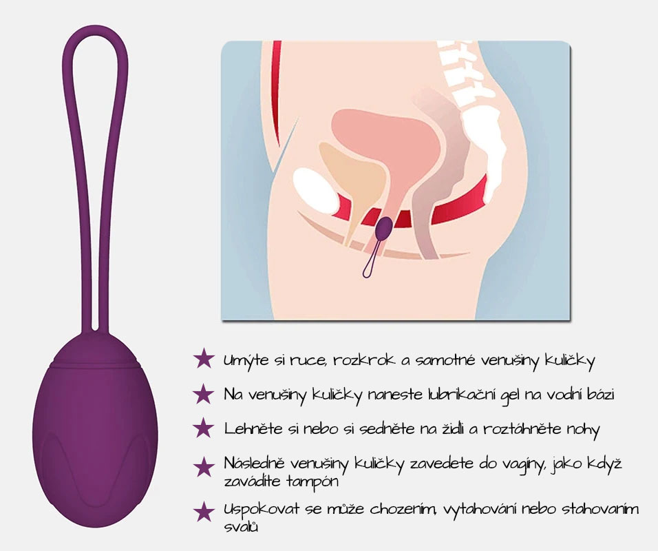 Jak používat venušiny kuličky